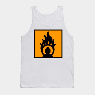 MINIFIG IN FLAME LOGO Tank Top